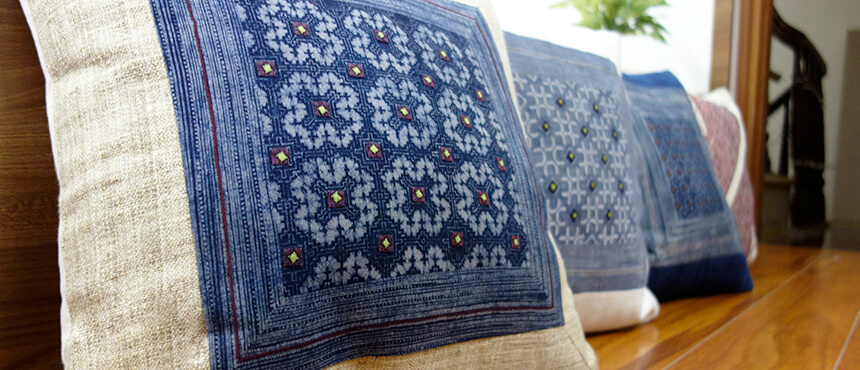 Handmade Brocade Pillow case